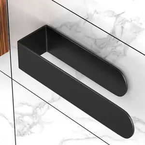 Hand Towel Holder - Self Adhesive Bathroom Towel Bar Stick on Wall - SUS 304 Stainless Steel Brushed