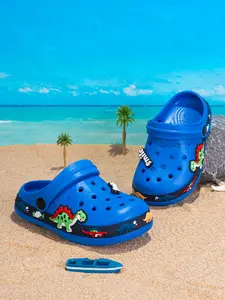 Kids Hole Shoes, EVA Slide Sandal, Lightweight Comfortable Fashion Sneakers, Suitable for Boys Girls Daily Casual Outdoor Sports Beach Shoes