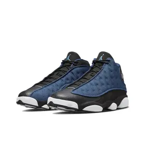 Retro Navy Blue fashionable classic sports shoes, outdoor running shoes, comfortable basketball shoes