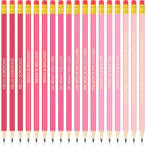 30 count Motivational Pencils Inspirational Pen Pre Sharpened Pencils  Pen Bulk  to School  for Student