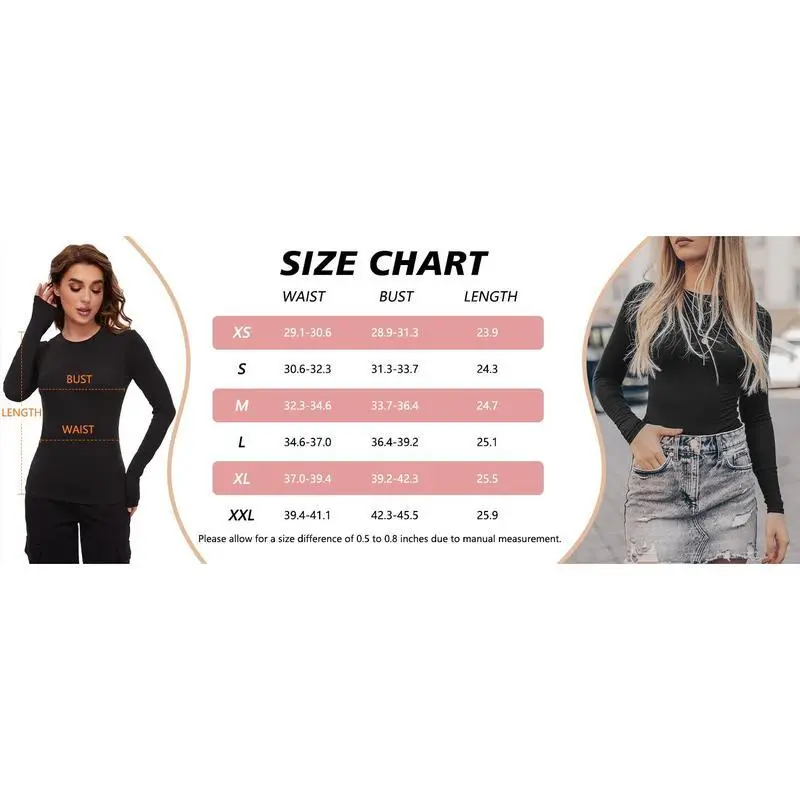Women’s Long Sleeve Basic Shirts Crew Neck Slim Fitted Compression Gym Workout Athletic Underscrubs Tops Women’s Long Sleeve Basic Shirts Crew Neck Slim Fitted Compression Gym Workout Athletic Underscrubs Tops