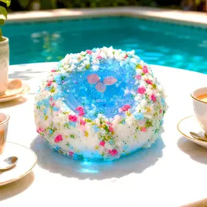 Pawtoto Floral Words: Crystal Romance Wishing Pool Blue Squishy Toy