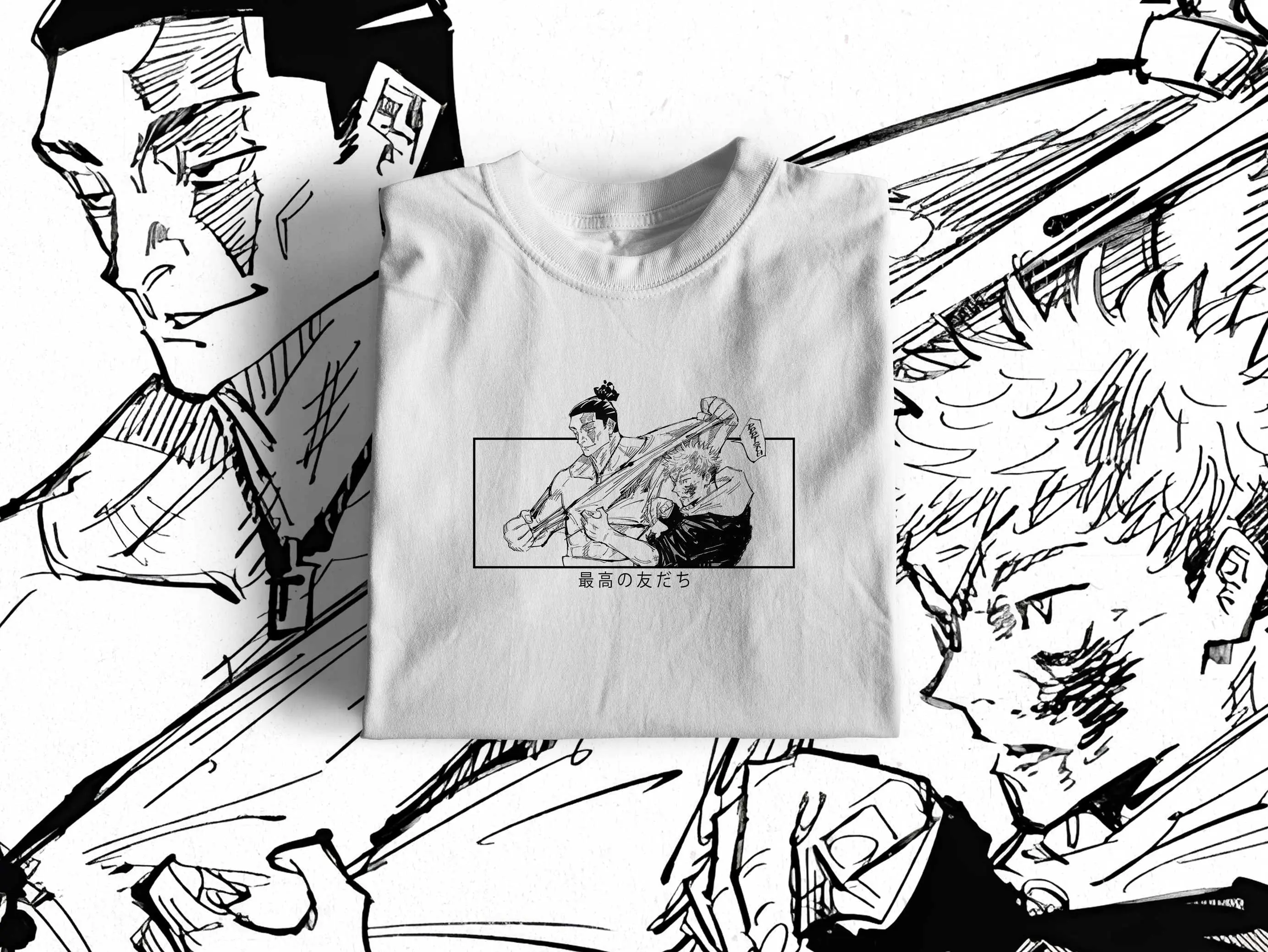 Besto Friendo Shirt Jjk My Brother Jujutsu Kaisen Merch Yuji Itadori Aoi Todo Anime Streetwear Gift Anime Fan Shirt T-shirts, Sweater, Hoodies – Suitable for All Genders