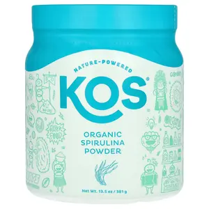 KOS Organic Spirulina Powder, 13.5 oz (381 g)