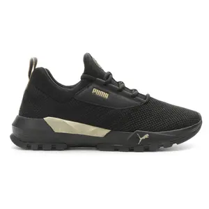 PUMA Womens Venus Lace Up Sneakers Shoes Casual - Black