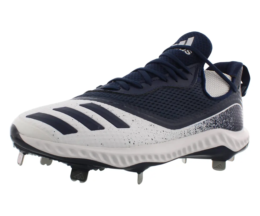 Adidas Men's Icon V Bounce Low-Top Baseball Cleats, Athletic Footwear and Performance Sports Training Sneaker, Sports Shoes, Casual, Running, Runner, Male Shoes