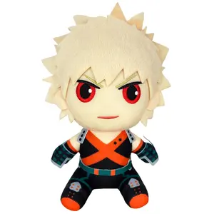 My Hero Academia S2 - Katsuki Bakugo Hero Costume Sitting Plush 8"H