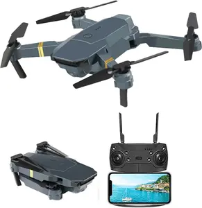 Foldable Drone with Camera for Adults/Kids4K Foldable RC Quadcopter Drone with 1080P HD Camera WiFi FPV Live Video, Altitude Hold, One Key Take Off/Landing, 3D Flip, APP Control
