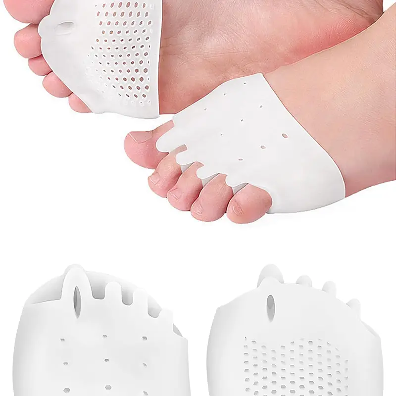 1 Pair Metatarsal Pads Toe Separators for Bunion Correction,Soft and Breathable Hammer Toe Corrector Toe Spacers for Women Men Feet Relief, Nail Care