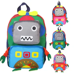 Adorable Robot Kids Backpack| Fun Cartoon Toddler School Bag for Preschool Kindergarten| Lightweight Travel Daypack for Boys & Girls
