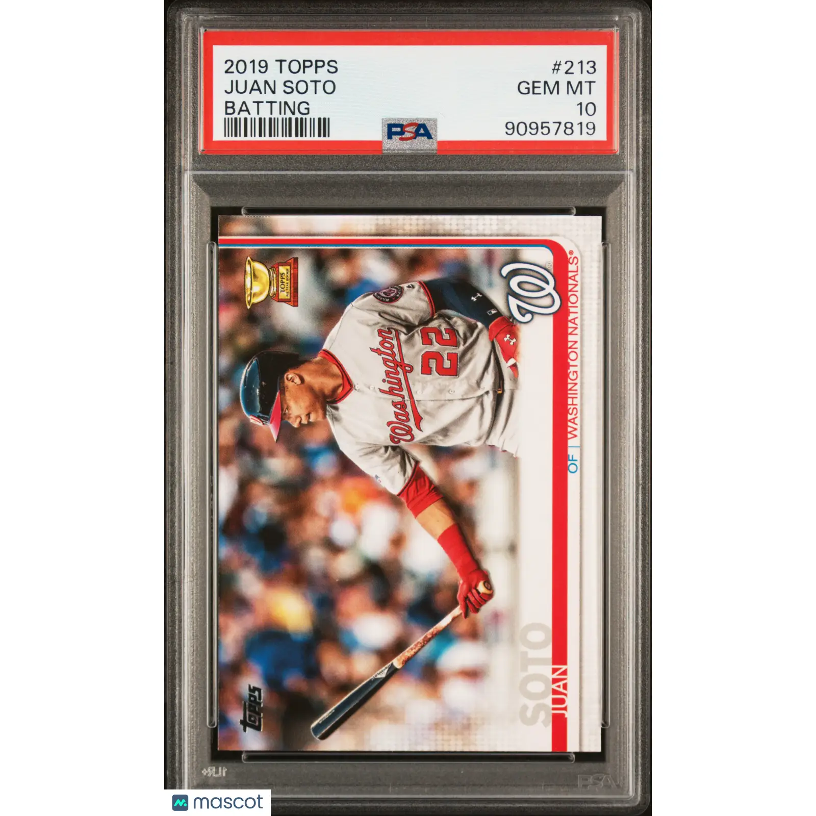 Juan Soto PSA 2019 Topps Batting #213 10 90957819