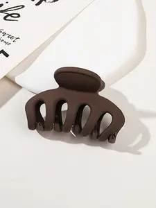 Women's Medium Size Hair Clips, 6.2cm Lightweight Plastic, Fashionable Elegant Simple Style, Daily Use Accessories