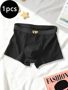 Men's Casual Slim-Fitting Boyshorts, Breathable Comfortable Plain Underwear, All Seasons Wear, 1/3/4/5/6 Pack