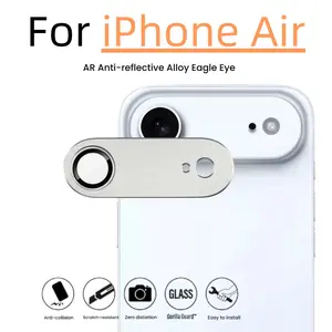 Apple iPhone 17 Air Camera Lens Protector Case, HD Tempered Glass, Durable Metal Frame, Scratch-Resistant Cover, Phone Accessories