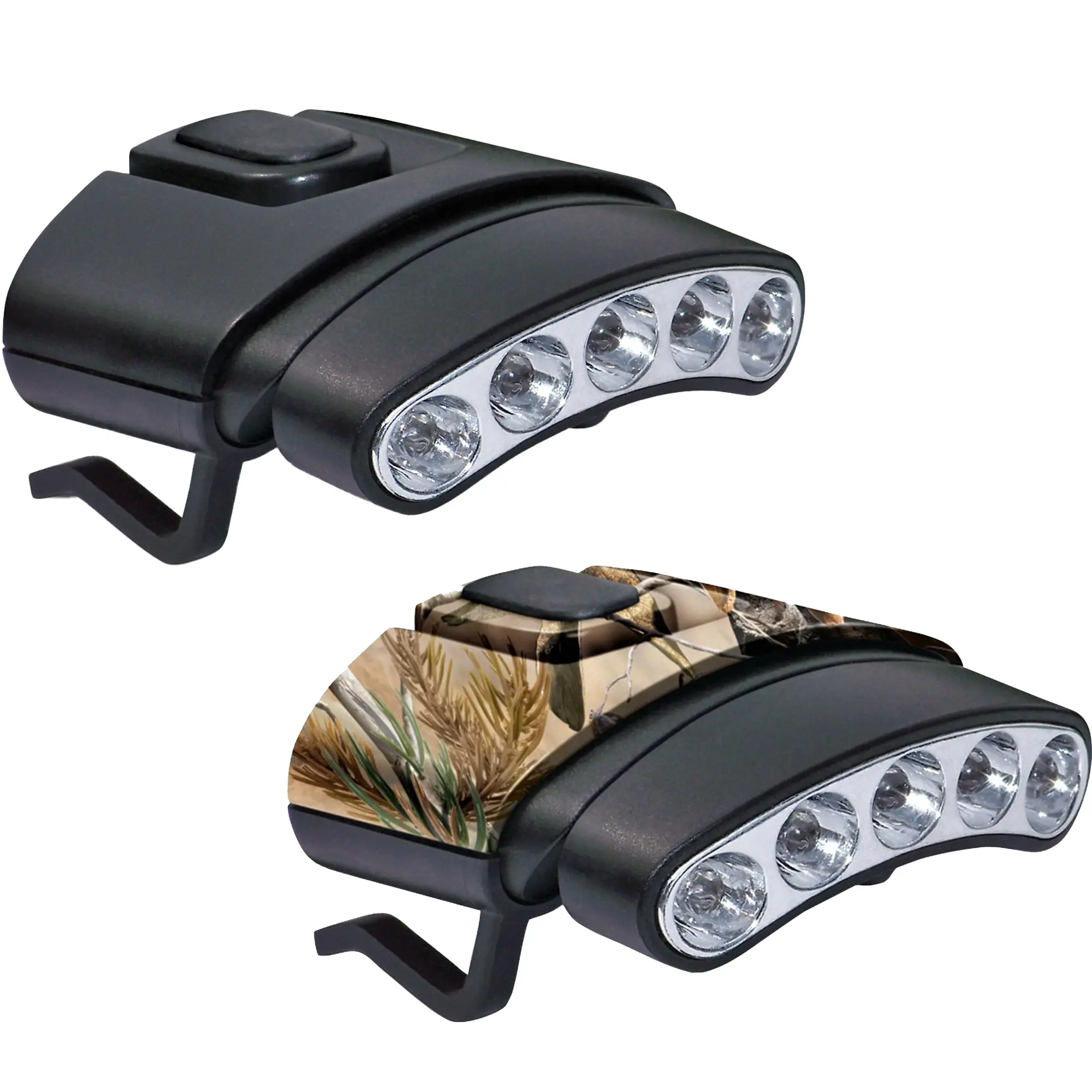 Cyclops The Tilt 5 LED Hat Clip Light, Plastic Top-Mount Design, 30 Lumens, 45-Degree Tilt, for Adults (Sports & Outdoor Camping & Hiking Use), Clip On Flashlight