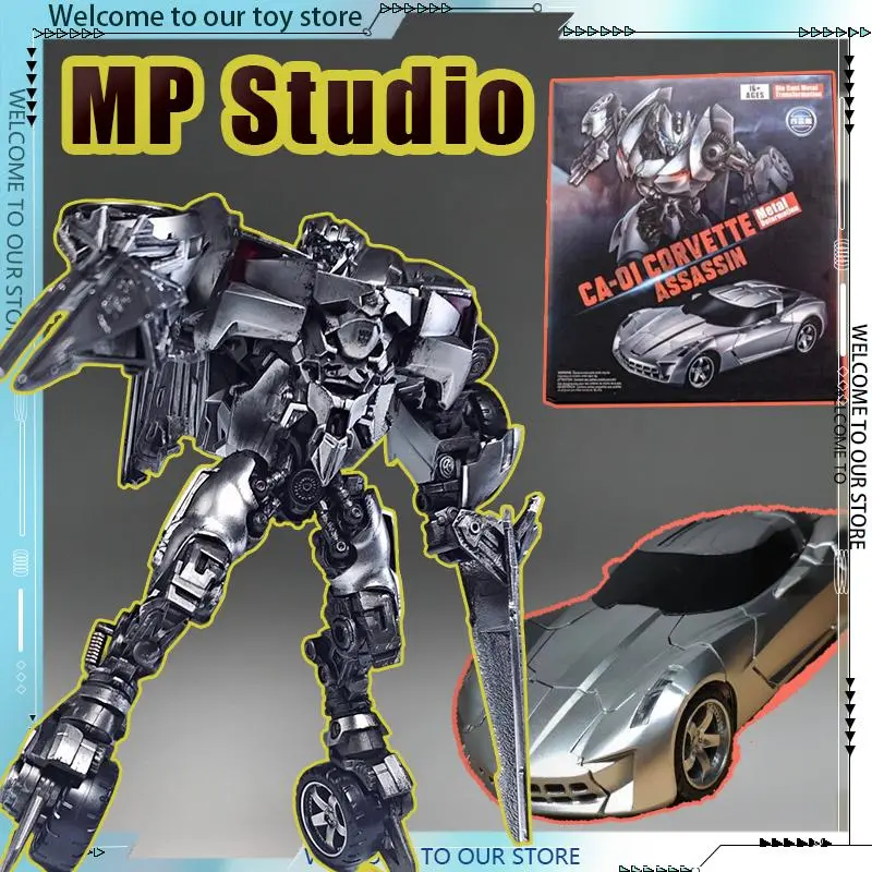 【IN STOCK】 LS-08 Transformed Toys LS08 Sidearm LS08 Sideswipe Autobot Movable Robot Figure Corvette Assassin Collection Toy Gift