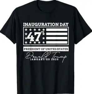 Donald Trump Inauguration Day 2025 Men Woman Kids Inaugural T-Shirt, Shirt for Men, Shirt for Woman, Religious Political Statement Tee