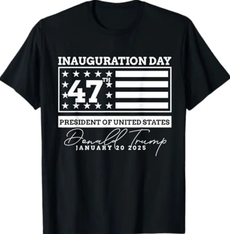 Donald Trump Inauguration Day 2025 Men Woman Kids Inaugural T-Shirt, Shirt for Men, Shirt for Woman, Religious Political Statement Tee