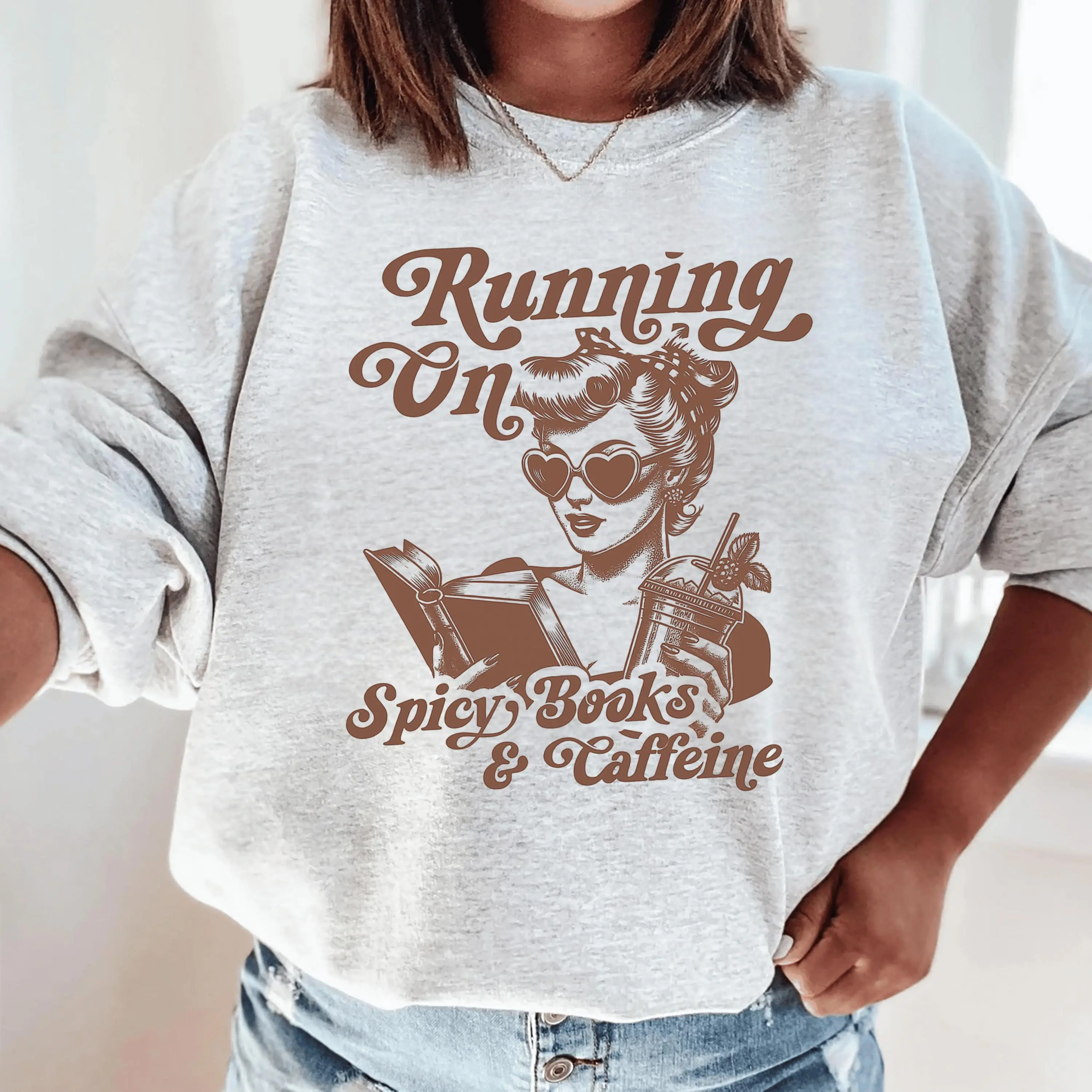 Spicy Book Shirt, Funny Bookish Sweatshirt, Romantasy Reader Tee, Smut Reader Gift, Light Academia Bookworm Shirt, Cute Book Lover Graphic