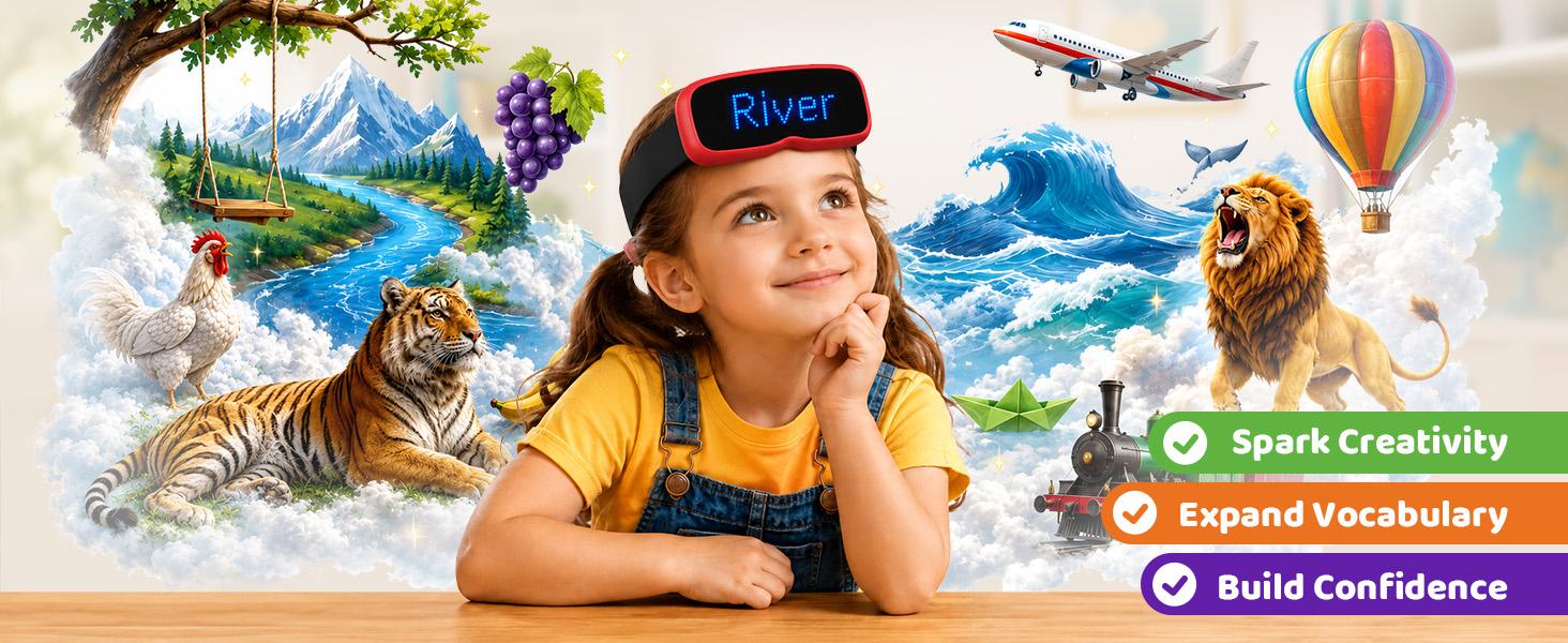 LED Guess Band - Headband Guessing Game Set for Parties and family game night, Charades Party Game Set, Family Game Night Toy for Kids and Adults LED Guess Band - Headband Guessing Game Set for Parties and family game night, Charades Party Game Set, Family Game Night Toy for Kids and Adults