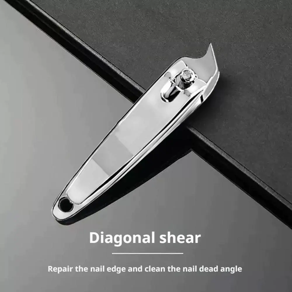 Stainless Steel Clippers Cuticle Remover Trimmer Scissor Manicure Pedicure Fingernail Nipper Tool Two Sizes