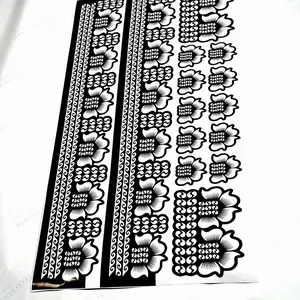 Henna Stencils Full Set Palm Feet Fingers Design for Temporary Henna Tattoos