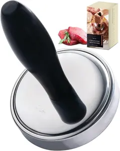 Meat Pounder Flattener, Easy-Grip Meat Tenderizer, Stainless Steel Meat Mallet for Cooking, Meat Hammer, Chicken Tenderizer, Meat Smasher Utensil, Kitchen Mallet, Meat Masher Tool