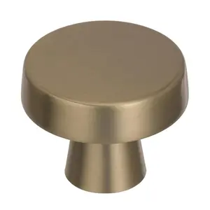 Amerock  1.75 in. Blackrock Cabinet Knob - Golden Champagne