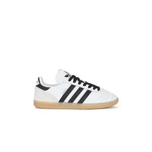 adidas Originals Samba Jp Sneaker in White, Core Black, & Gum4