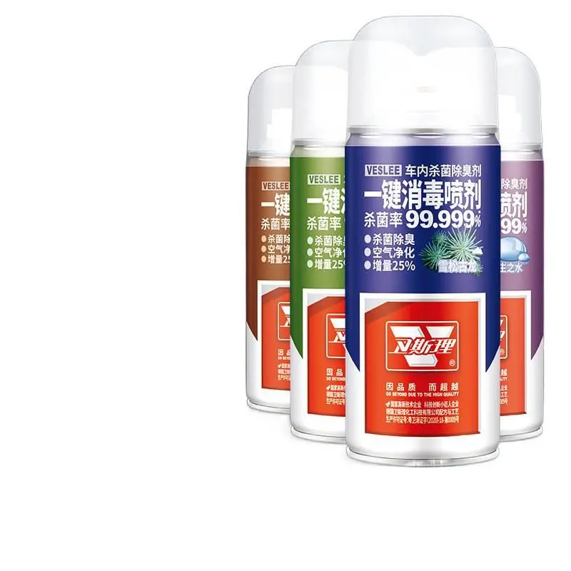 Wesley Car Interior Antibacterial Agent One-Click Deodorizer and Odor Eliminator Car Interior Spray Air Purifier and Freshener