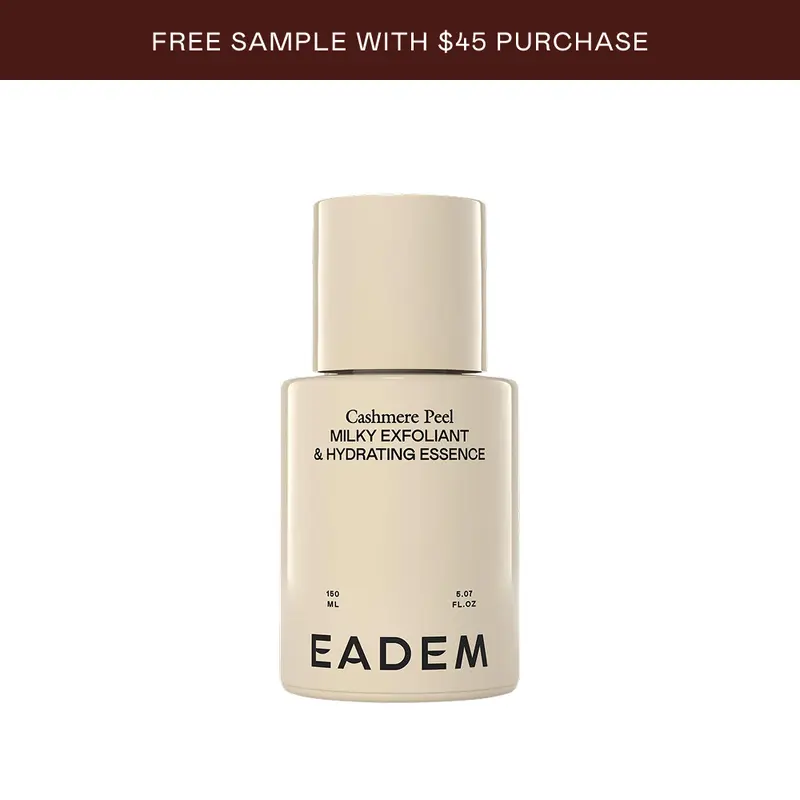 EADEM Cashmere Peel Gentle AHA + PHA Exfoliating Toner with 9% Lactic, Azelaic, Tranexamic Acids Korean Milky Texture for All Skin TypesUndo