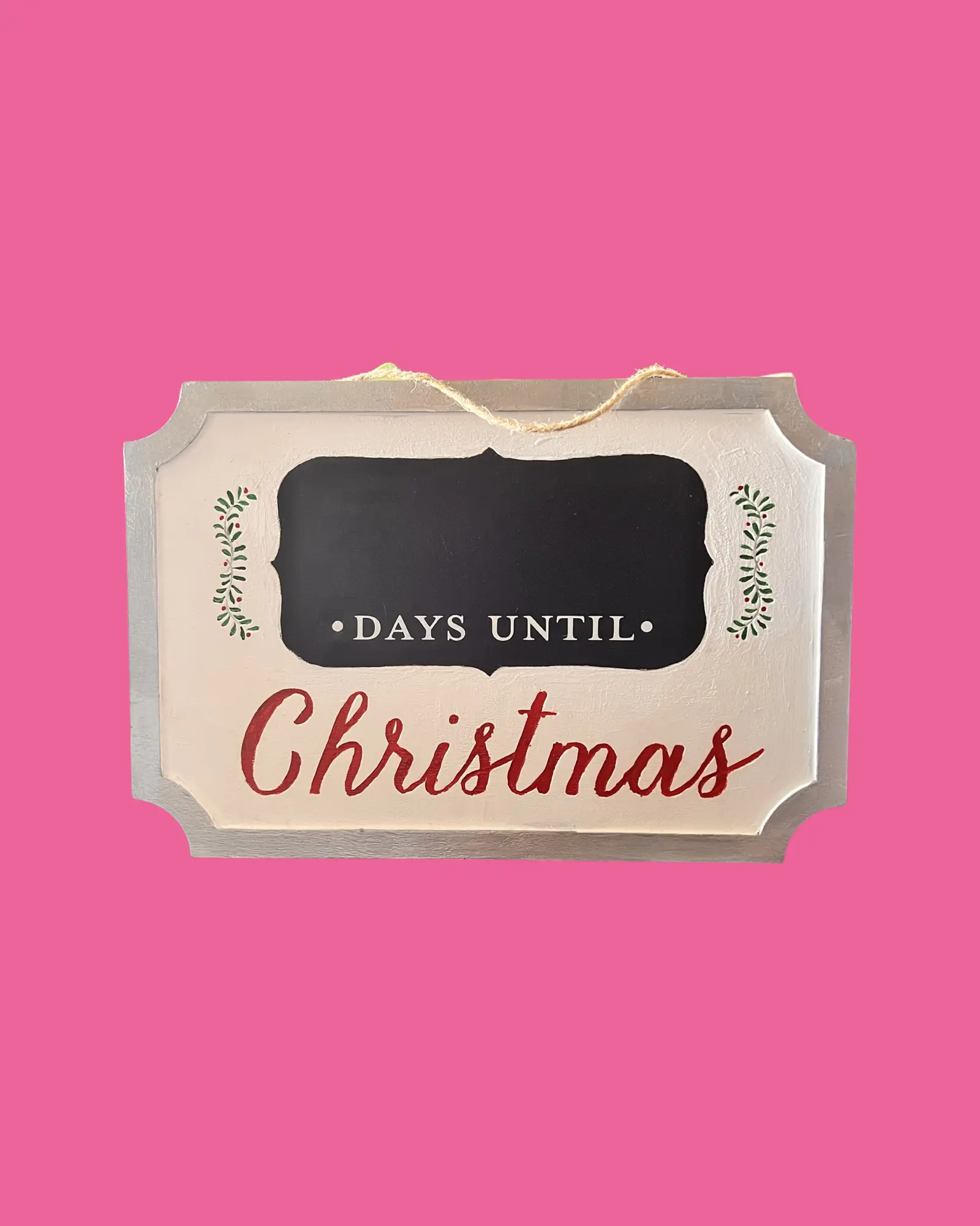 Christmas Count down Wall decor
