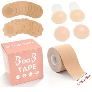 Invisible Sports Accessories Set, Large Breast Lift Band, Body Strap for Breast Support, Adhesive Tape for Bras, Women's Underwear Accessories
