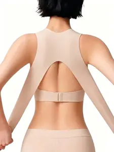 Seamless Women's Bra, Wireless, Detachable Pads, Full Coverage, Back Support, Plain Color, Comfortable Fit, Breathable, Daily Lingerie, Underwear