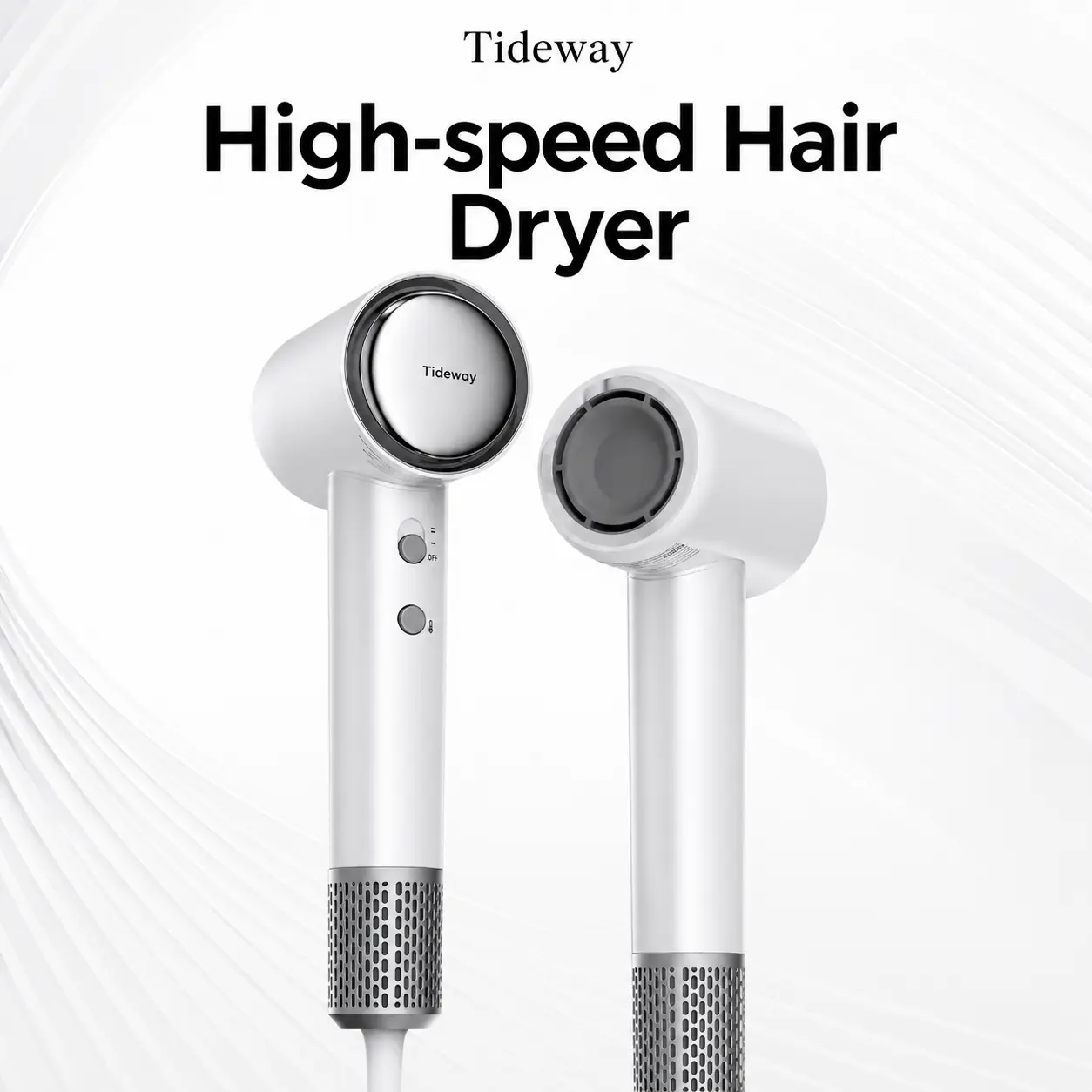 【Live】Tideway H11 Plasmix High-Speed Multifunctional Hair Dryer (White)- Plasma Ionic Scalp Care Beauty Product with Intelligent Temp Control, Self-Claning, Anti-Static, Frizz-Free Features #SummerFinds