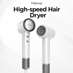 【Live】Tideway H11 Plasmix High-Speed Multifunctional Hair Dryer (White)- Plasma Ionic Scalp Care Beauty Product with Intelligent Temp Control, Self-Cleaning, Anti-Static, Frizz-Free Features, Ideal Mom Gifts for Women (Mother's Day Gift Option)