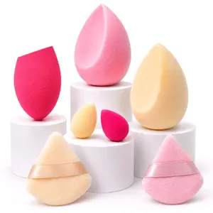 7PCS Latex-Free Makeup Sponge Set Beauty Blender for Foundation & Concealer 7PCS Latex-Free Makeup Sponge Set Beauty Blender for Foundation & Concealer