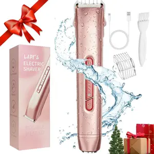 USB Rechargeable 2-In-1 Electric Shaver, Travel Shaver, Women's Pubic Hair Trimmer, Men's Beard Razor, Multi-Functional Grooming Tool, Ideal Gift