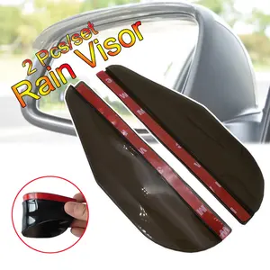 2Pcs Universal Rearview Mirror Rain Visor Waterproof PVC Protect from Rain and Snow Reduce Glare Enhance Appearance Rainproof for Toyota Corolla Sedan & SUV, etc