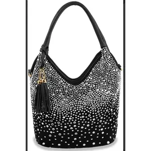 Alexis Rhinestone Shoulder Bag