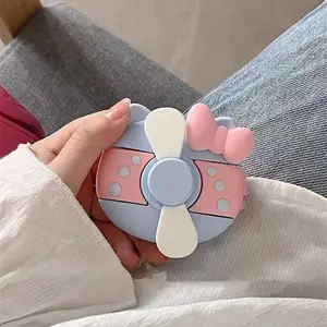 Mother's Day Gifts! Self-Care Cool Down: The Adorable Cat Wrist Fan in Soothing Pastels. Stay Chill at Work, Gym & Errands. Rechargeable, Quiet & the Cutest Way to Beat the Heat.