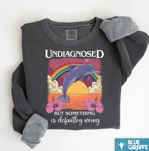 Undiagnosed Dolphin Premium Heavyweight Sweatshirt - Hoodies & Sweaters