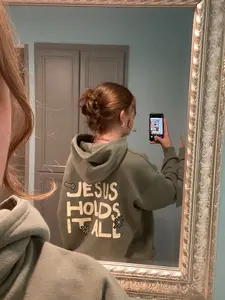 Jesus Holds It All Christian Hoodie, Faith Based Religious Sweatshirt, Jesus Graphic Hoodie Inspirational Christian Apparel, Jesus Apparel, Faith Apparel, Bible Verse Hoodie, Religious Clothing, Faith Over Fear, Jesus Saves, Christian Fashion