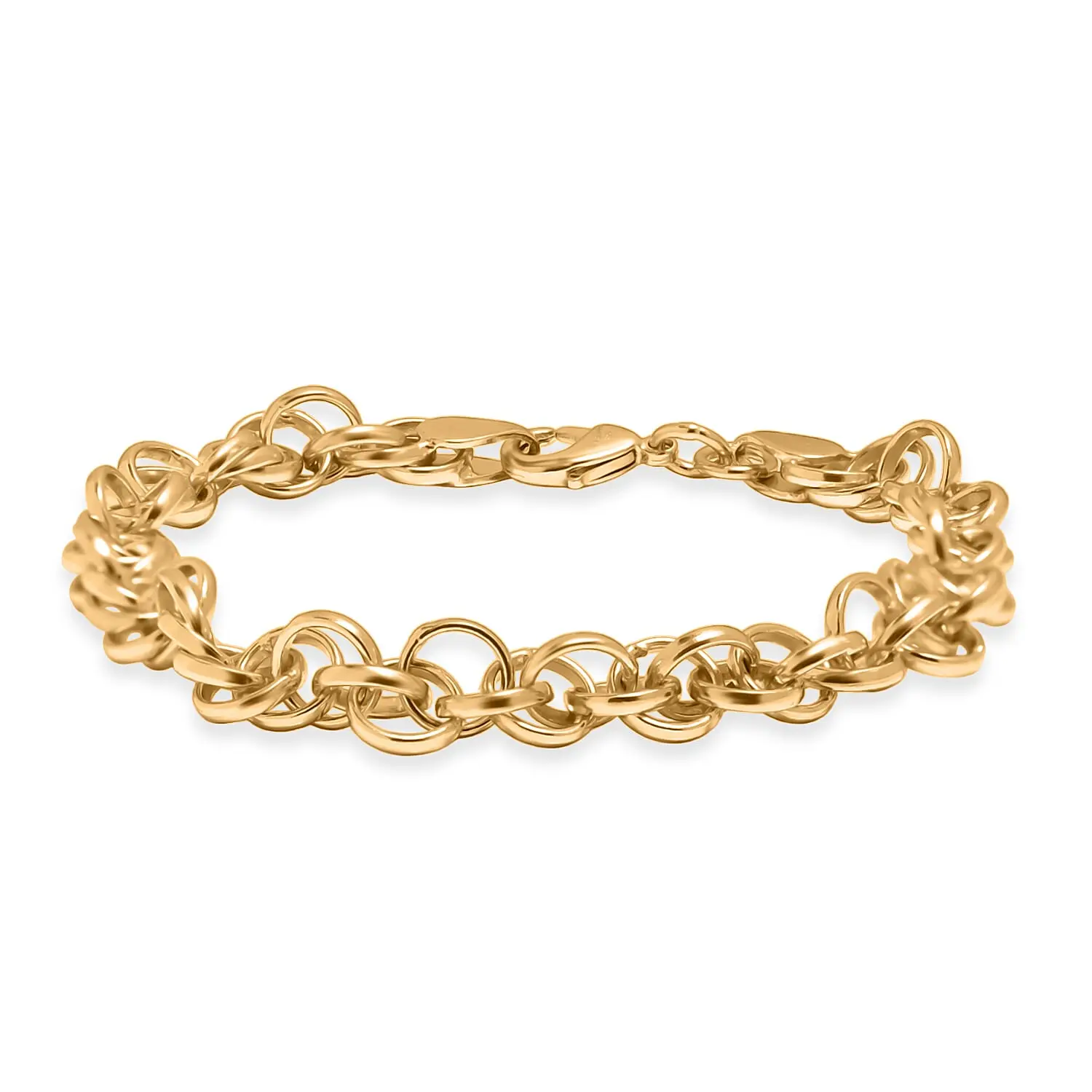 EverTrue Bronzella Collection Bracelet in 18K YG Plated Bronze (7.25 In)