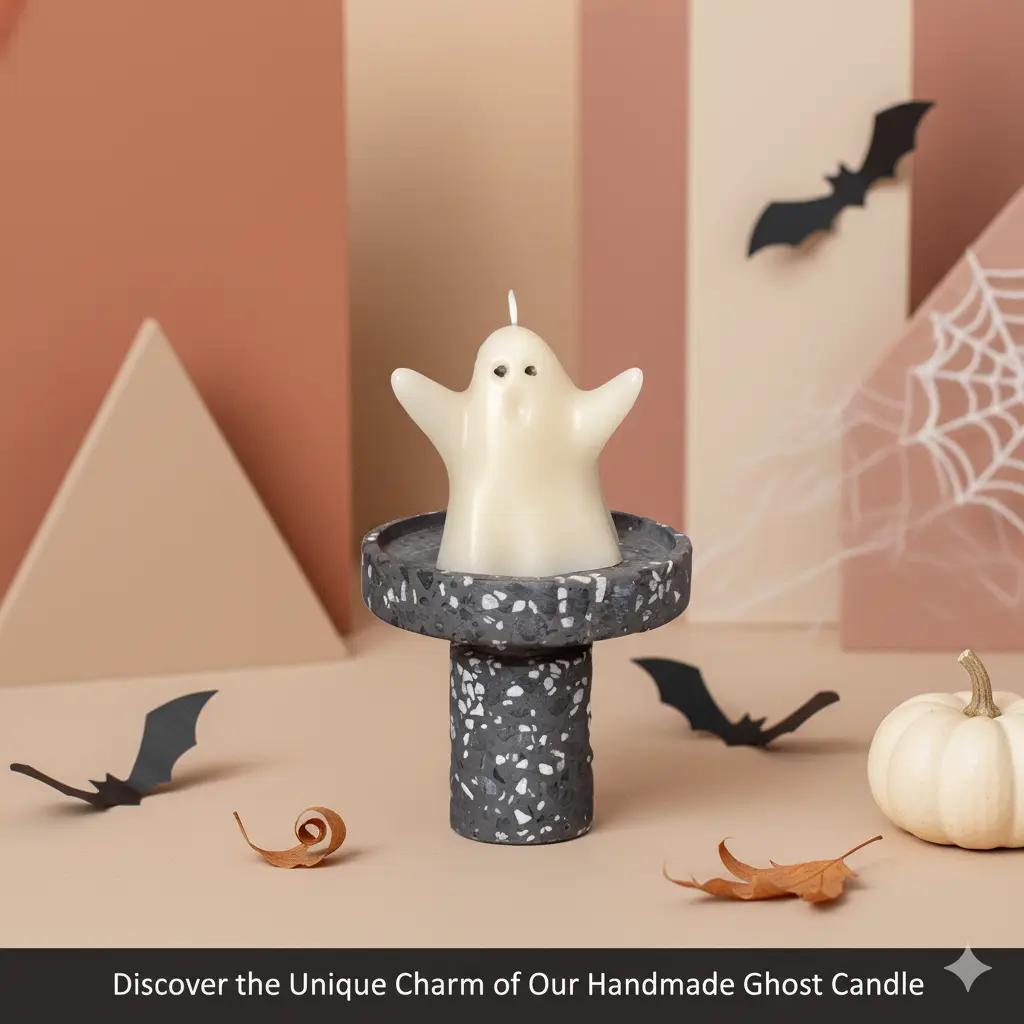 Ghost Candle |  Halloween Decor