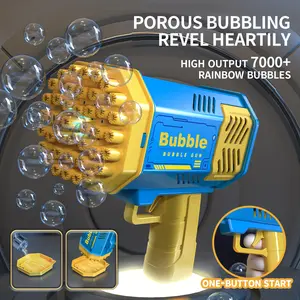 Bubble Machine Gun Toy for Kids with Bubble Solution Outdoor Summer Fun Party Favors Gift for Kids and Adults
