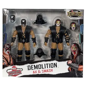 (Variant - Black & Yellow) Demolition - RSC Unsanctioned Classic Superstars Exclusive 2-Pack Ringside Collectibles Toy Wrestling Action Figures