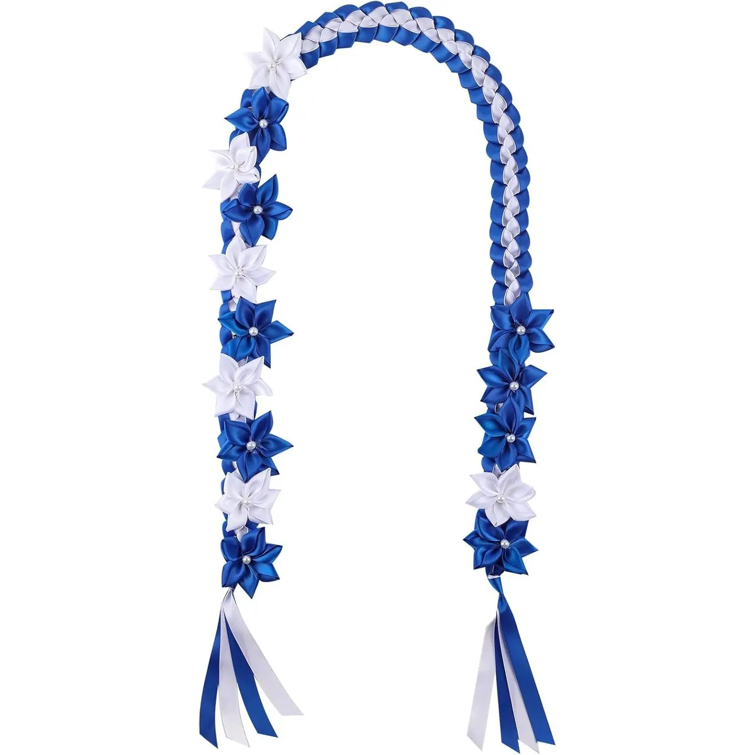 Royal Blue and white