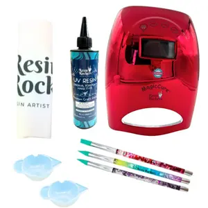 Ultimate UV Resin and Tools Starter Kit CANDY APPLE Version