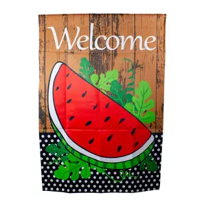 Northlight Welcome Watermelon Slice Spring Flag 28" x 40"